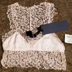 $495 Sharon Wauchob New lace and silk bra